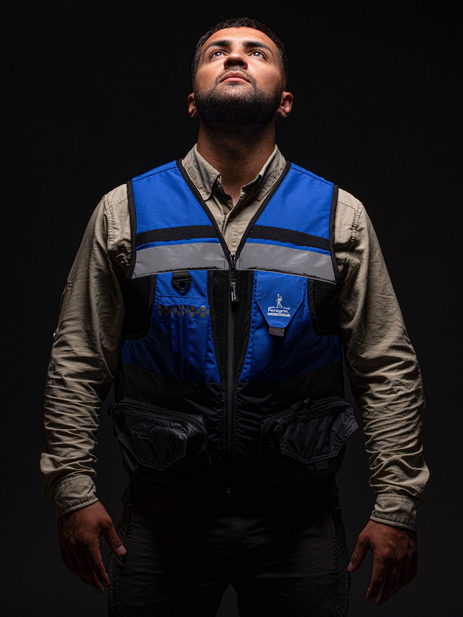 Peregrin Reflective Safety Vest Avg3 Blue