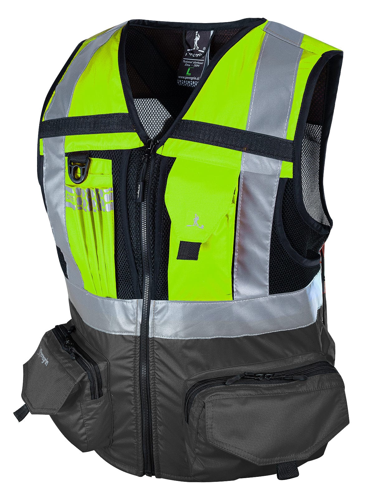 Peregrin Reflective Safety Vest N1 Executive Green